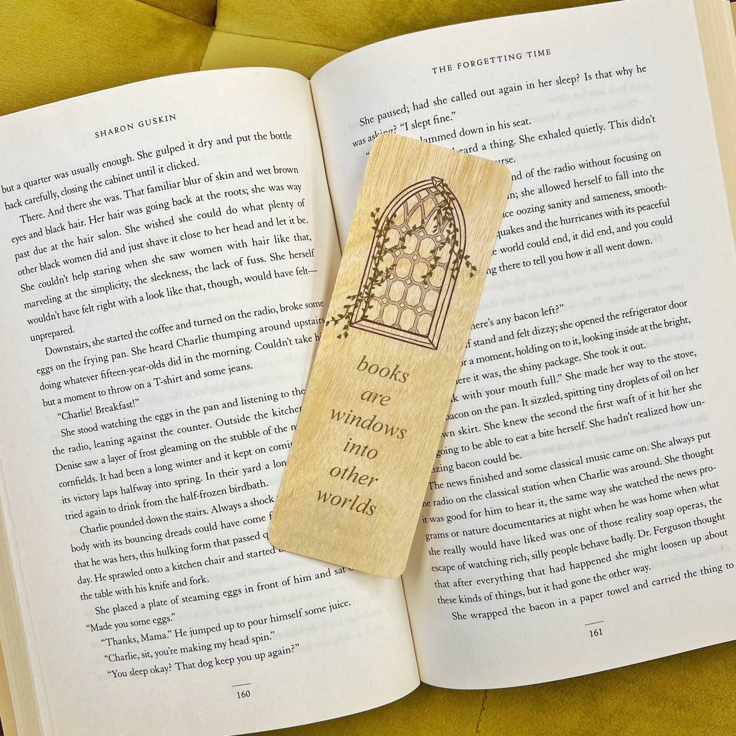 Books are windows into other worlds Artist Designed Bookmark