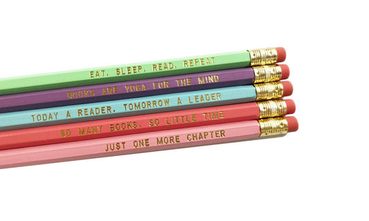 Book Lover Pencil Set for Readers - Best Seller