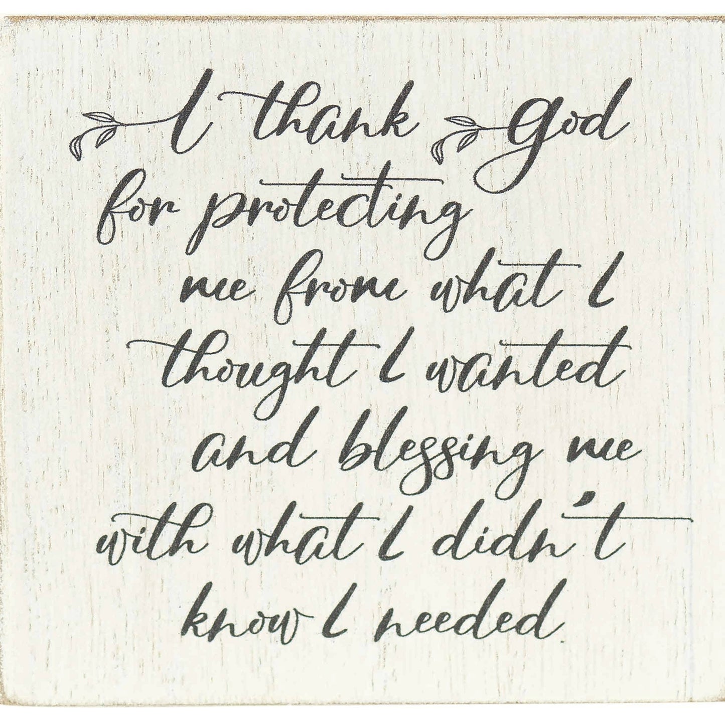I THANK GOD FOR TABLETOP PLAQUE