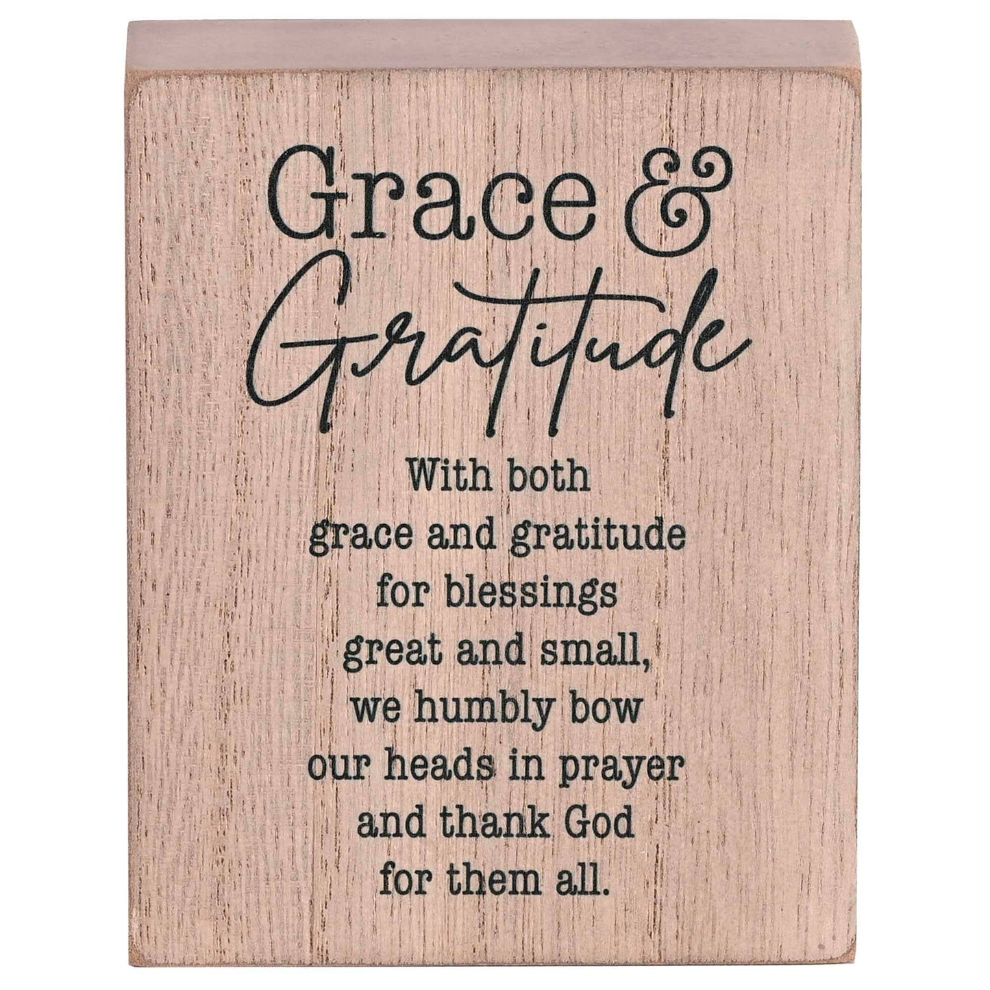 Tabletop Plaque Live Each Day With Grace
