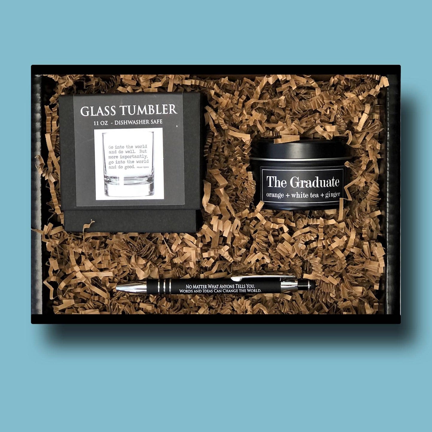Words and Ideas Aspiring Writer Black Stylus Pen