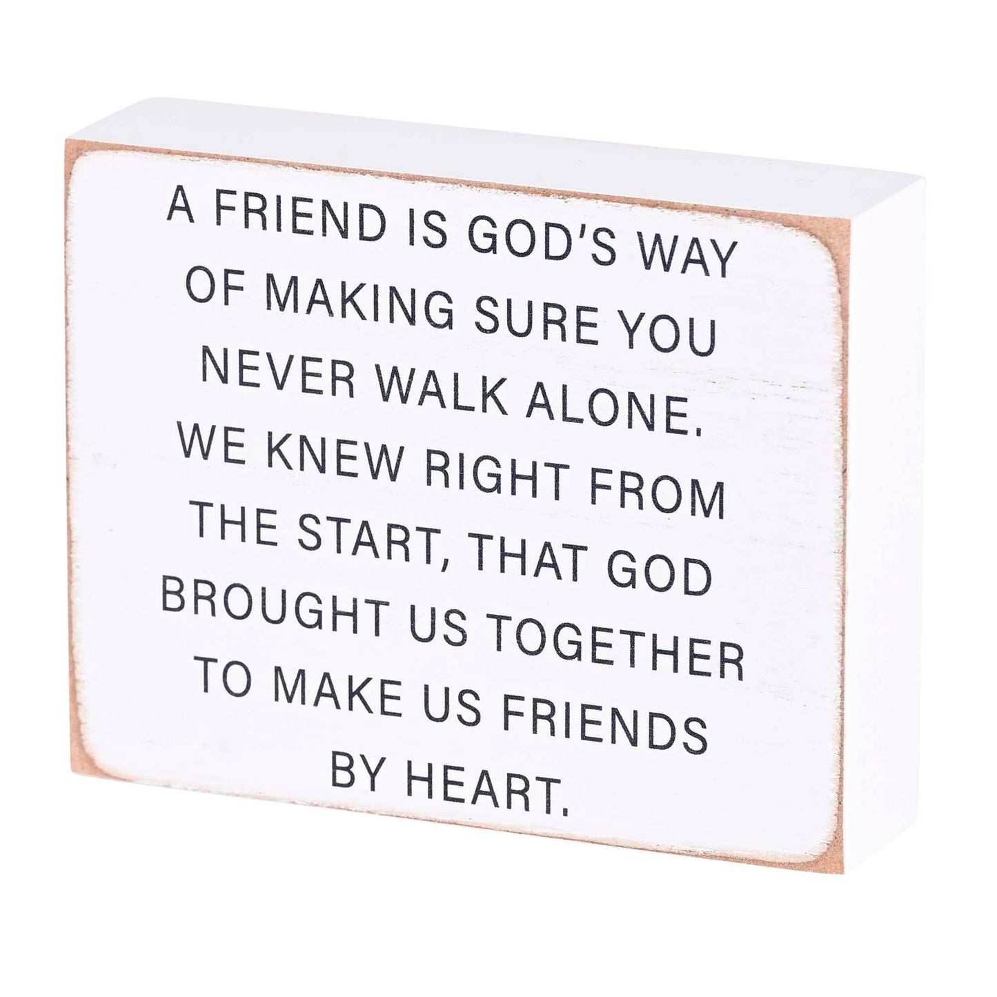 Tabletop Plaque Friends In Christ 4x3