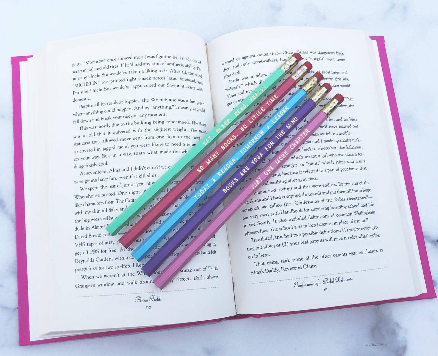 Book Lover Pencil Set for Readers - Best Seller
