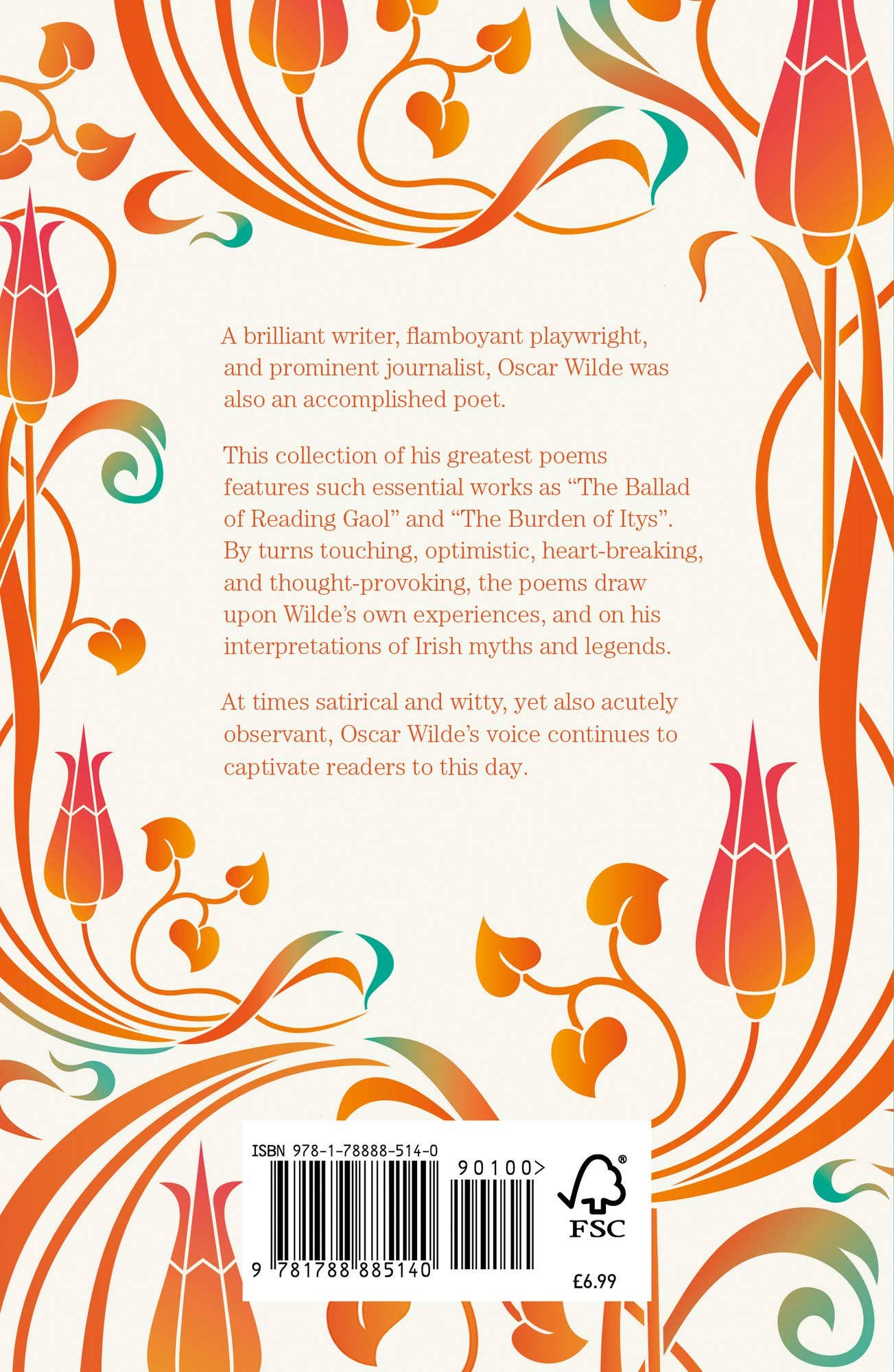 Poetry Of Oscar Wilde (Arc Classics)