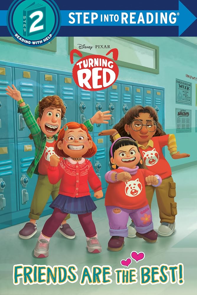 Friends Are the Best! (Disney/Pixar Turning Red) (Step into Reading) cover image