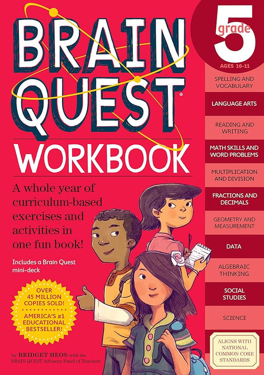 Brain Quest Workbook: Grade 5 cover image