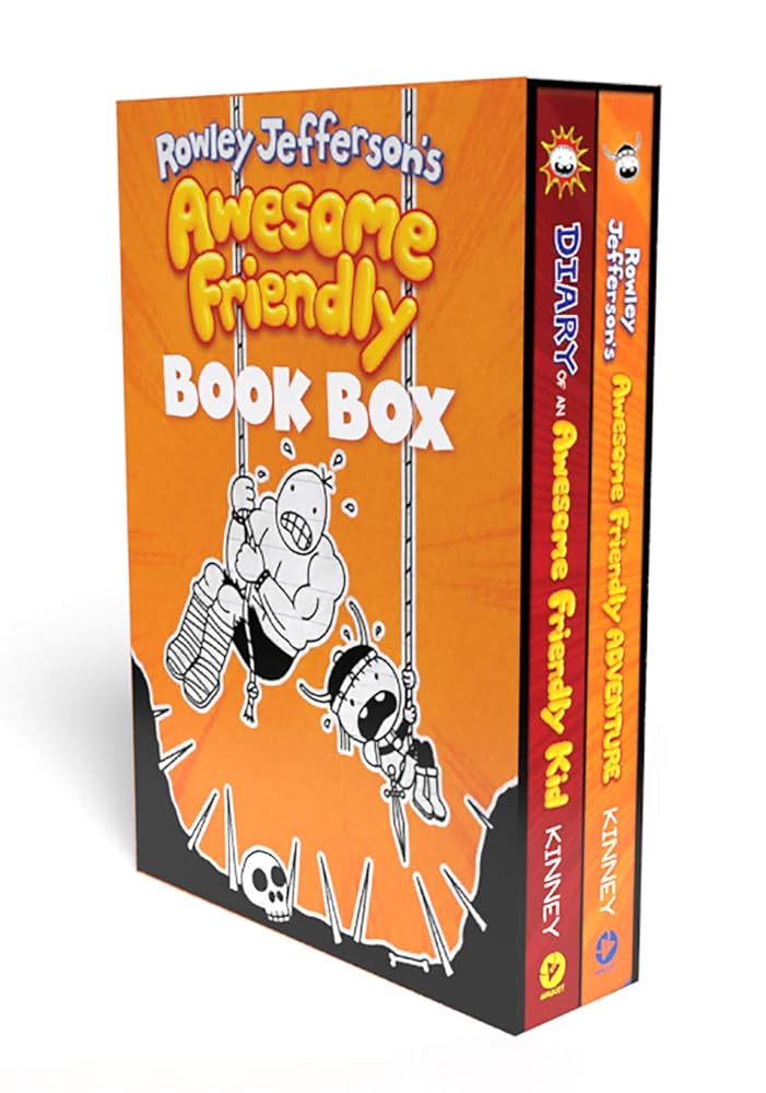 Rowley Jefferson’s Awesome Friendly 2-Book Hardcover Gift Set: Diary of an Awesome Friendly Kid and Rowley Jefferson's Awesome Friendly Adventure (Diary of a Wimpy Kid) cover image