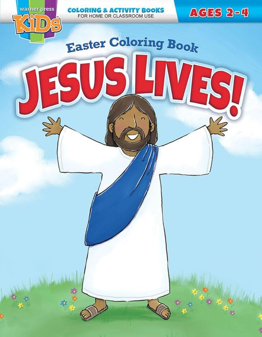 Coloring Book - Easter 2-4: Jesus Lives! Easter Coloring Bk cover image