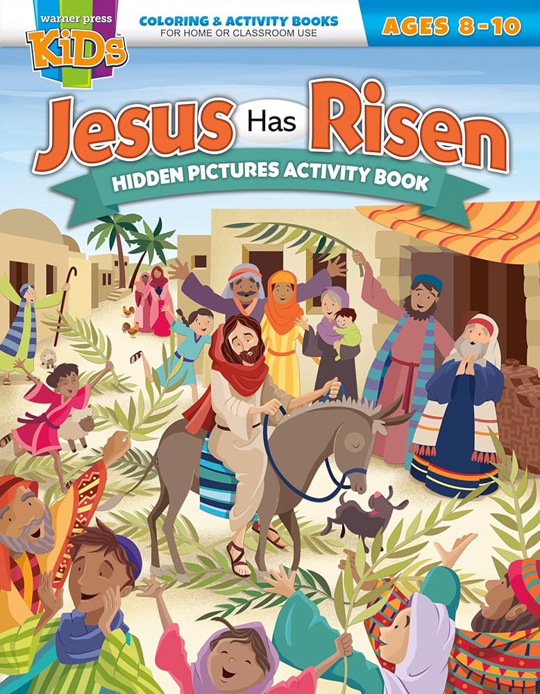 Jesus Has Risen Hidden Pictures Activity Book cover image