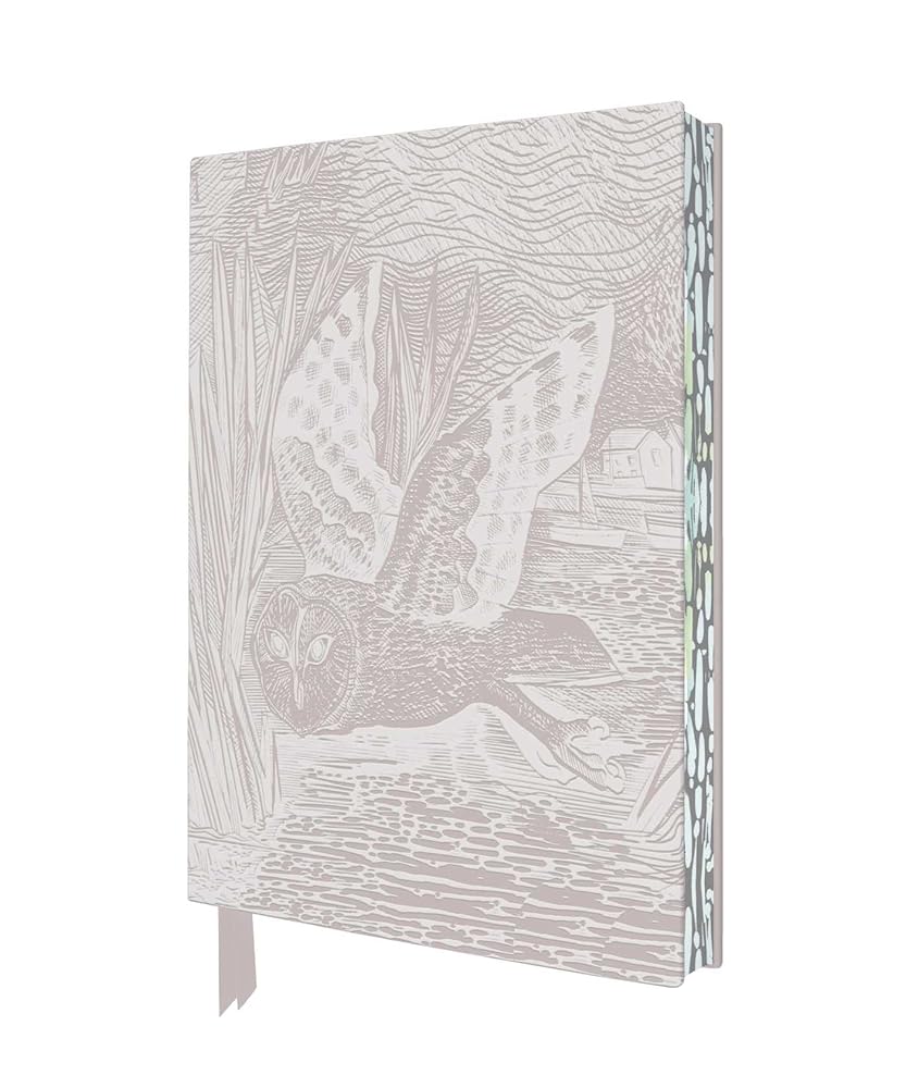 Angela Harding: Marsh Owl Artisan Art Notebook (Flame Tree Journals) (Artisan Art Notebooks) cover image