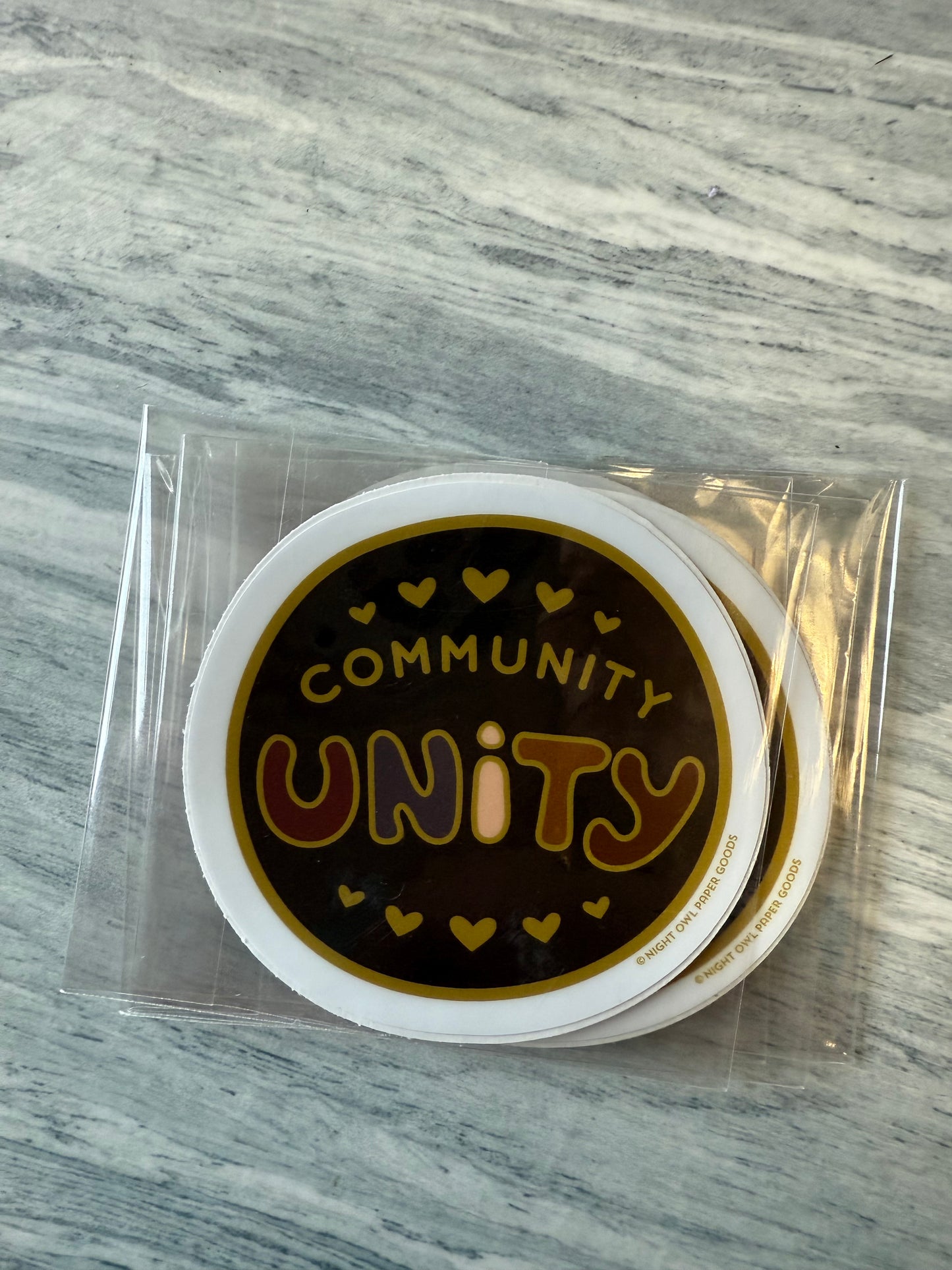 Community Unity Tones Vinyl Sticker