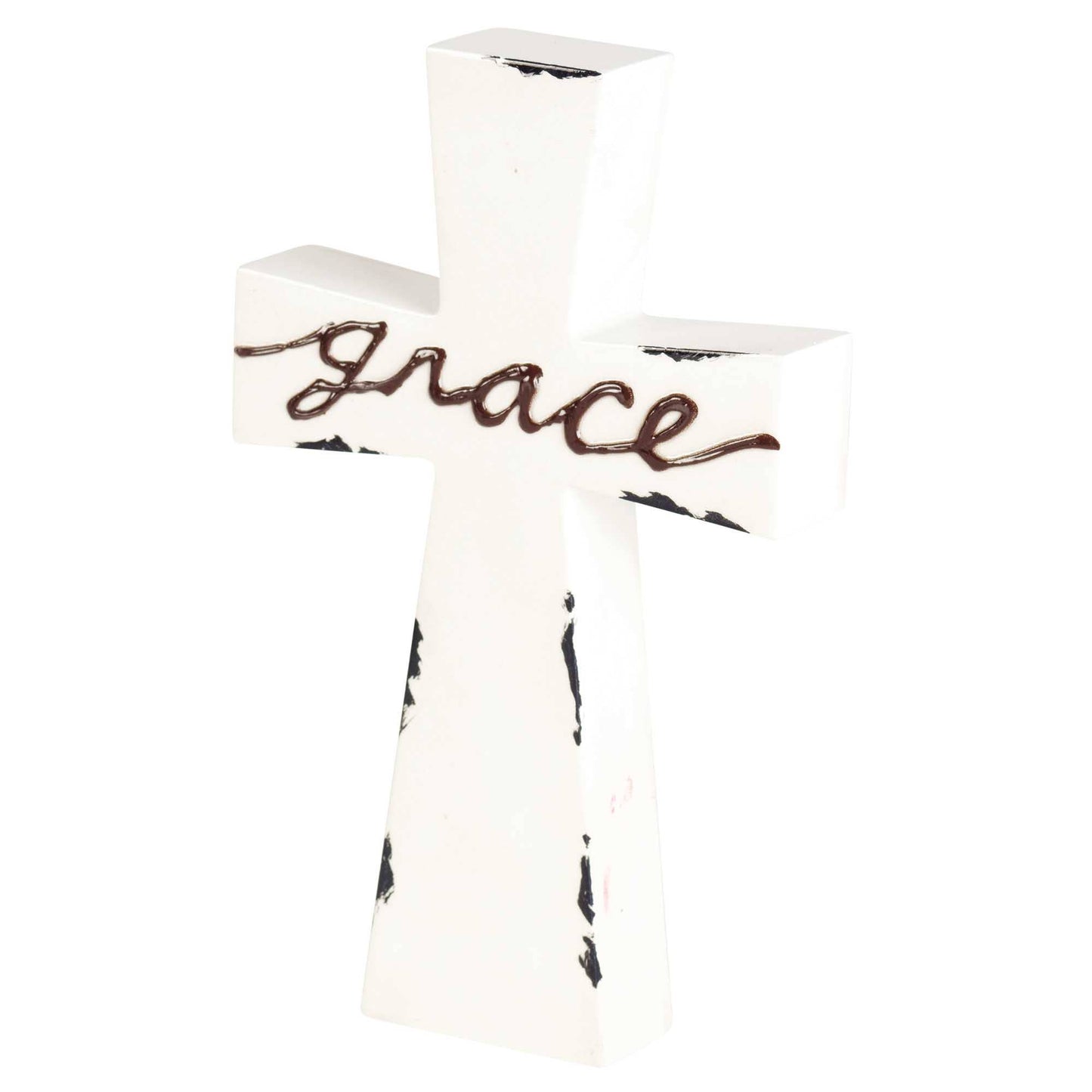 Tabletop Cross Grace Enamel-look 7h