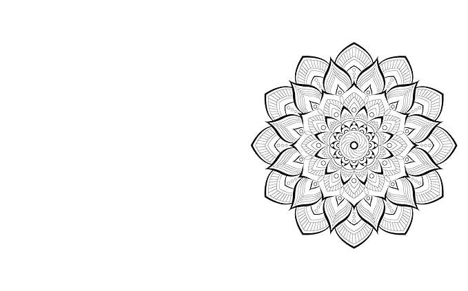 The Mandala Flowers Coloring Book (Sirius Creative Coloring)