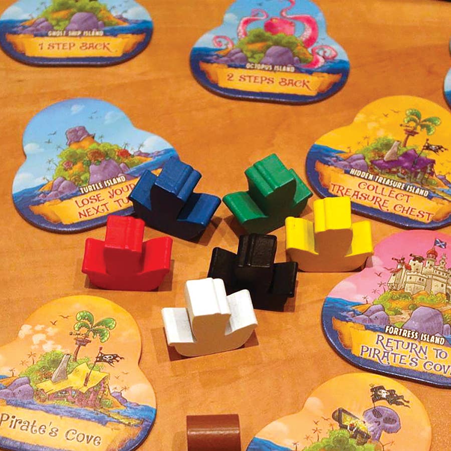 Mystery Island Pirates Game 🏴 ☠️ (Tile Game - Ages 5+)