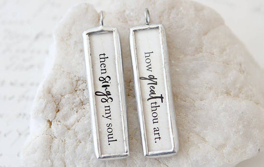 Then Sings My Soul Soldered Art Charm