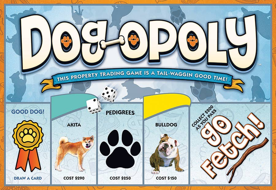 Dog-Opoly (New Design) - A Hit for Dog Lovers of All Ages