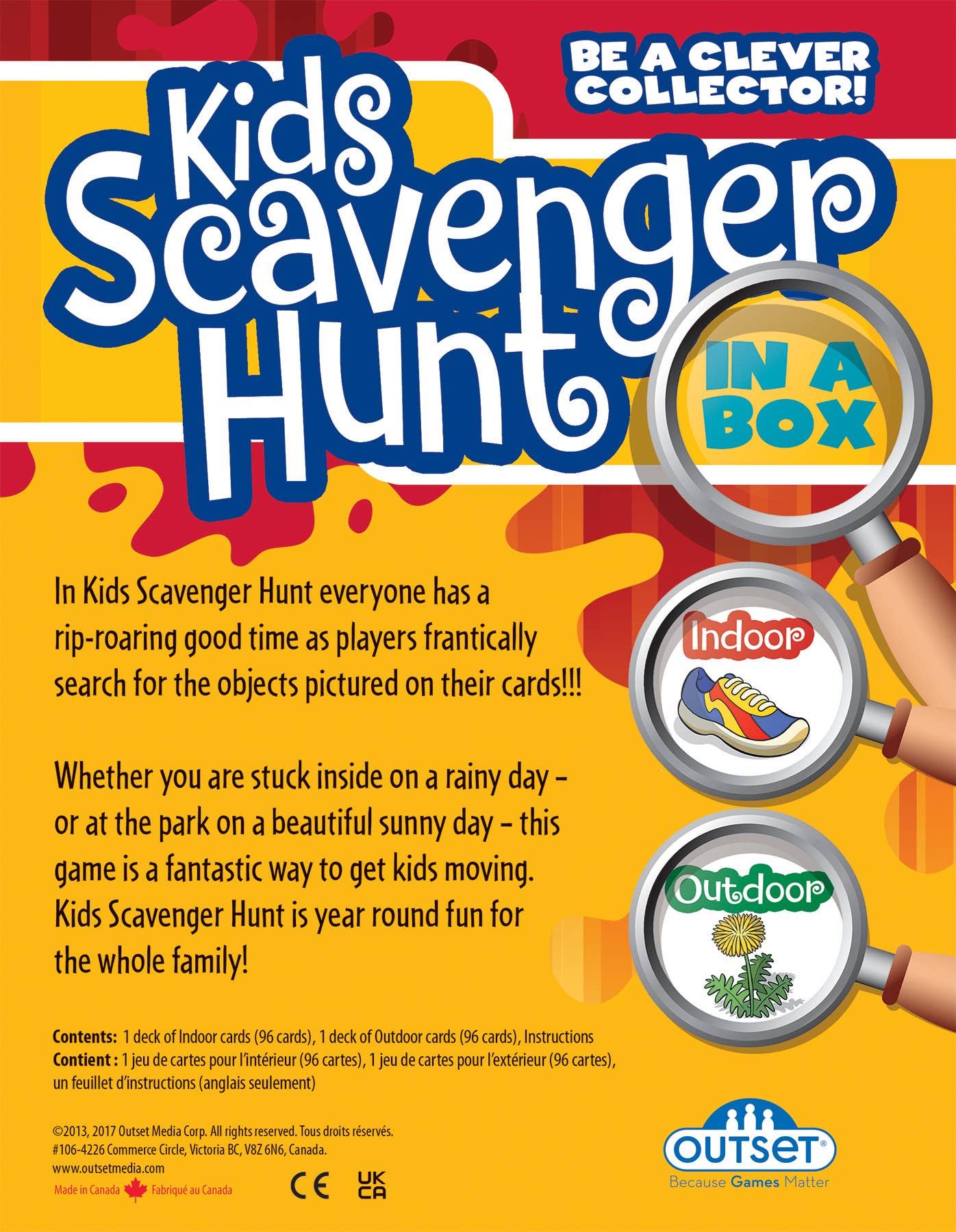 Kids Scavenger Hunt Game