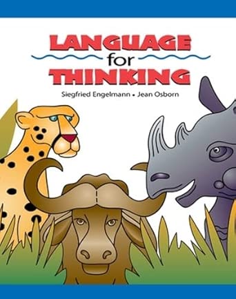 Language for Thinking, Student Picture Book (DISTAR LANGUAGE SERIES) cover image