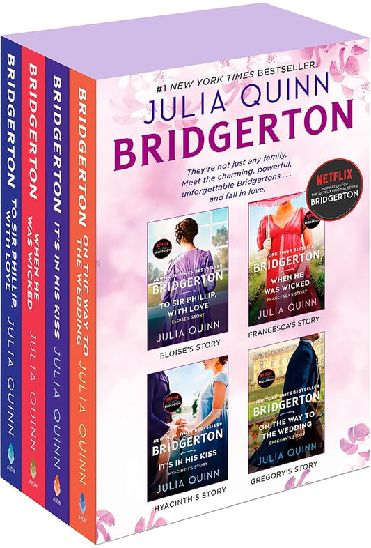 Bridgerton Boxed Set 5-8: To Sir Phillip, With Love/When He Was Wicked/It's in His Kiss/On the Way to the Wedding cover image