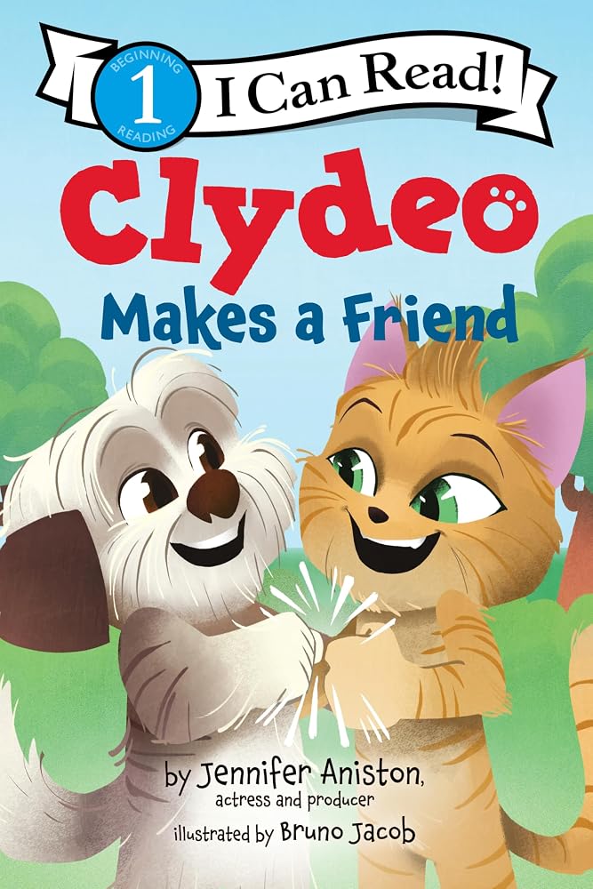 Clydeo Makes a Friend: A Story of Friendship and Dogs from Jennifer Aniston, for Kids (Ages 4-8) (I Can Read Level 1) cover image