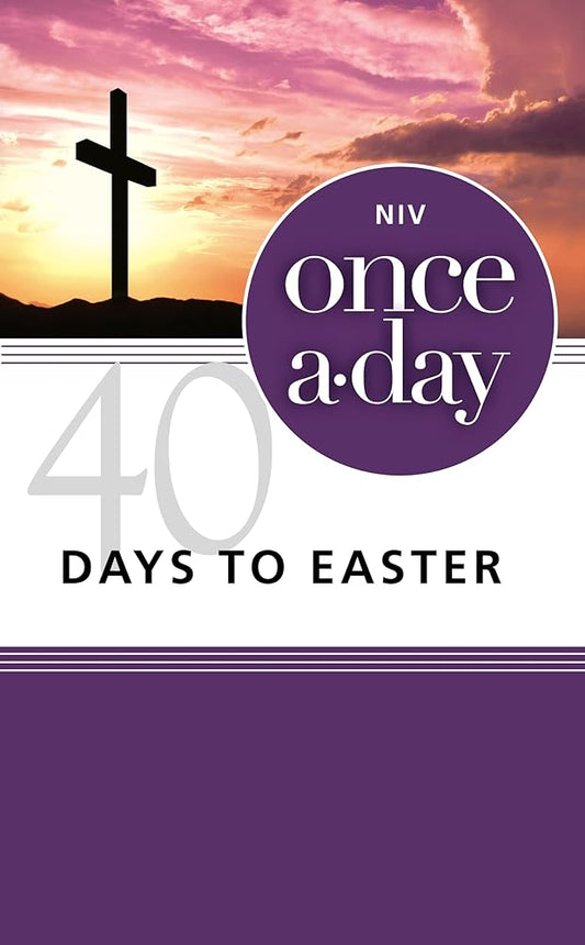 NIV, Once-A-Day 40 Days to Easter Devotional, Paperback cover image