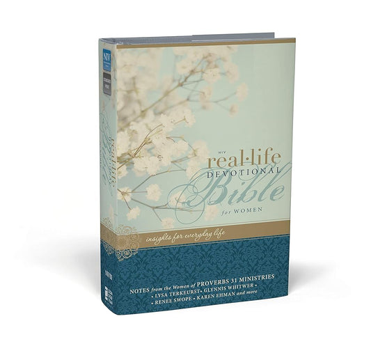 NIV, Real-Life Devotional Bible for Women, Hardcover: Insights for Everyday Life cover image