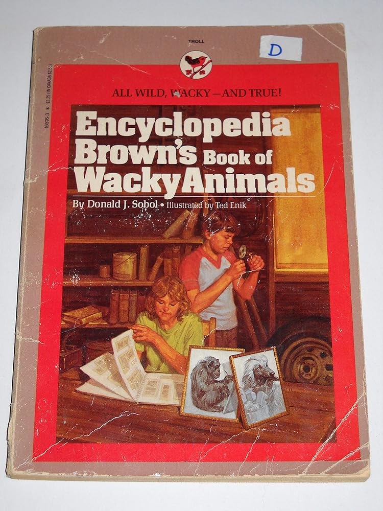 Encyclopedia Brown's Book of Wacky Animals cover image