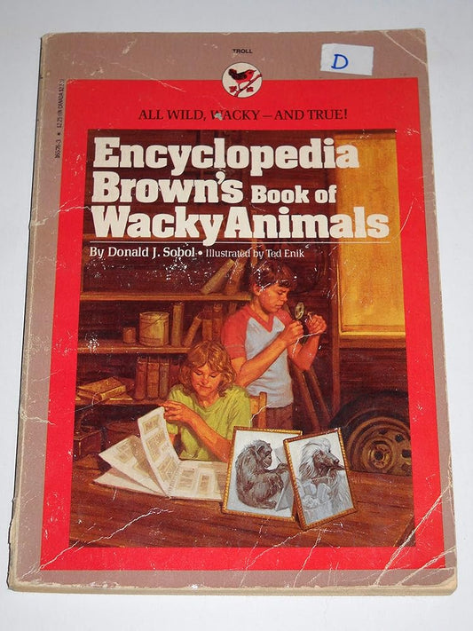 Encyclopedia Brown's Book of Wacky Animals cover image