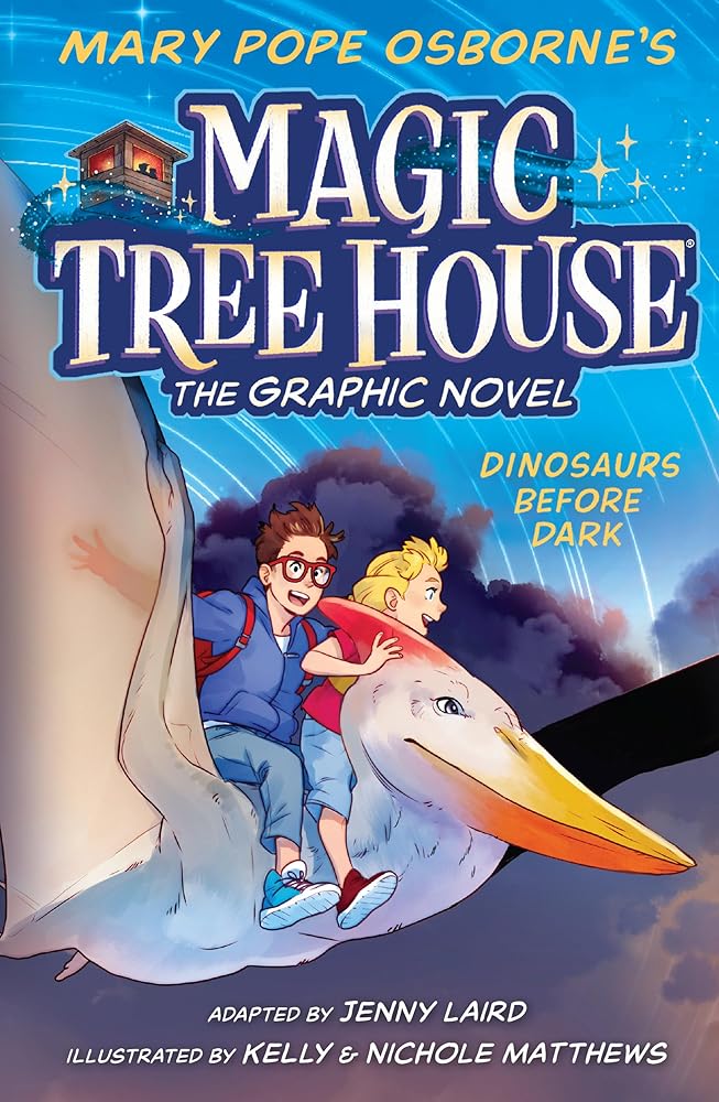 Dinosaurs Before Dark Graphic Novel (Magic Tree House Graphic Novels) cover image