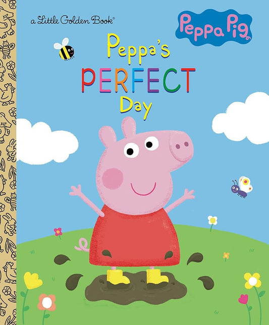 Peppa's Perfect Day (Peppa Pig) (Little Golden Book) cover image