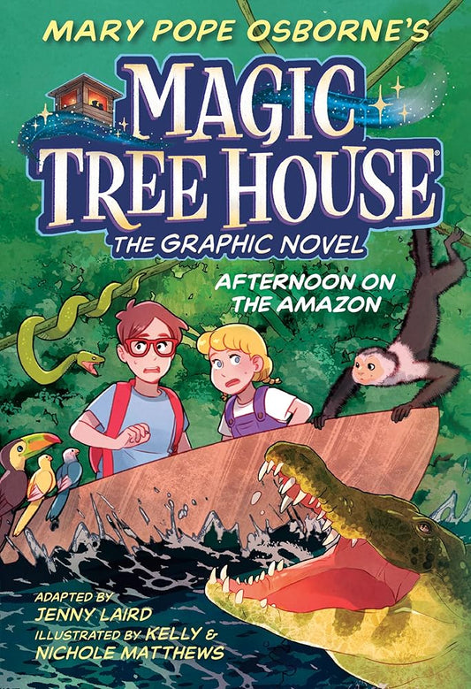 Afternoon on the Amazon Graphic Novel (Magic Tree House) cover image