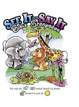 The See It and Say It Bible Storybook cover image