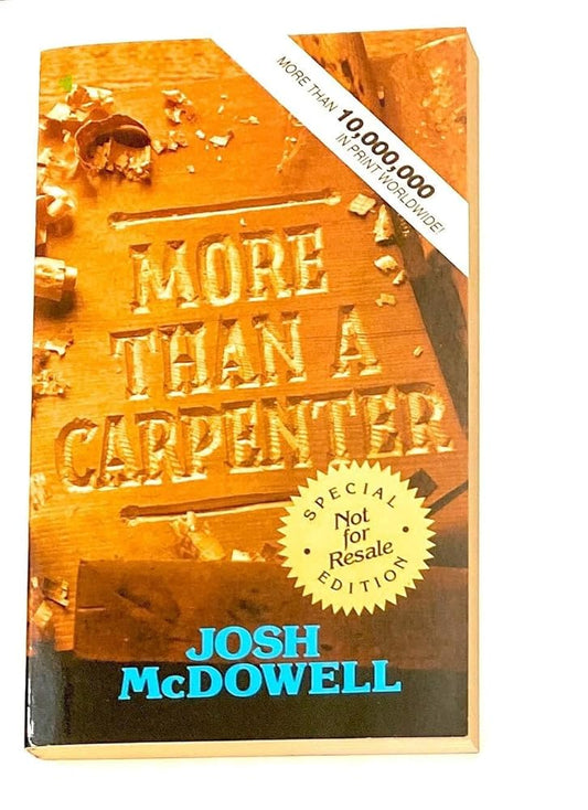More Than a Carpenter cover image