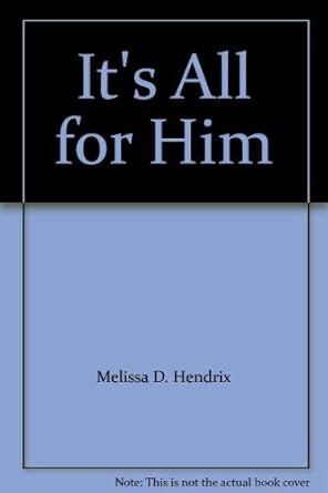 It's All for Him cover image