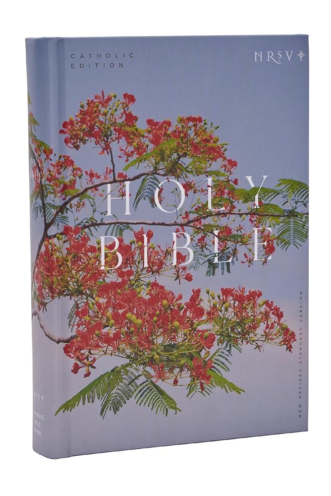 NRSV Catholic Edition Bible, Royal Poinciana Hardcover (Global Cover Series): Holy Bible cover image