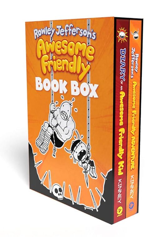 Rowley Jefferson’s Awesome Friendly 2-Book Hardcover Gift Set: Diary of an Awesome Friendly Kid and Rowley Jefferson's Awesome Friendly Adventure (Diary of a Wimpy Kid) cover image