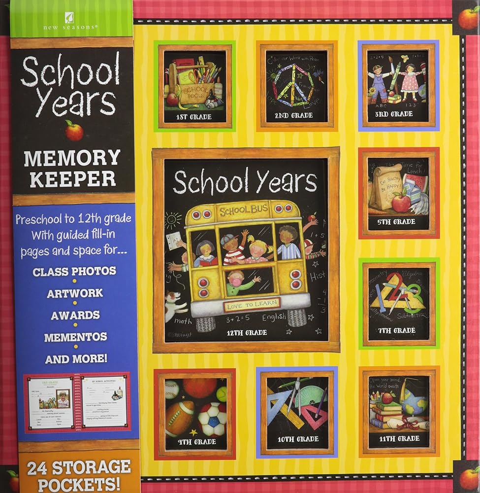 School Years Memory Keeper: Illustrations by SUSAN WINGET cover image