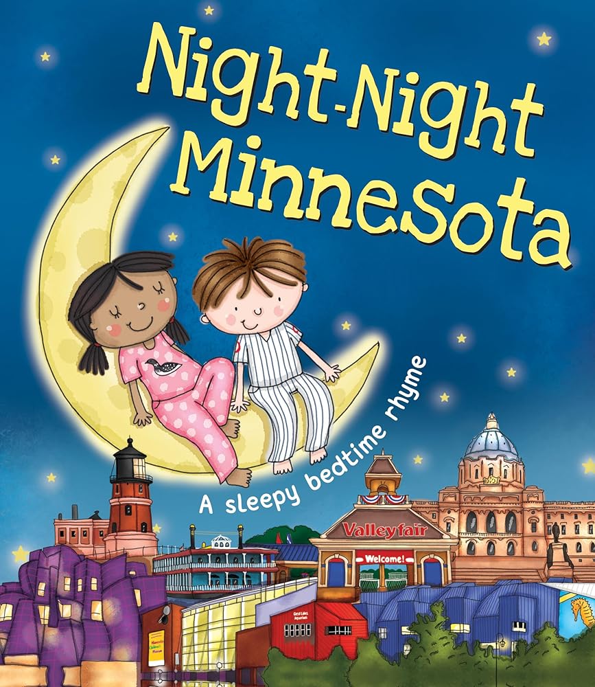 Night-Night Minnesota: A Sweet Goodnight Board Book for Kids and Toddlers cover image