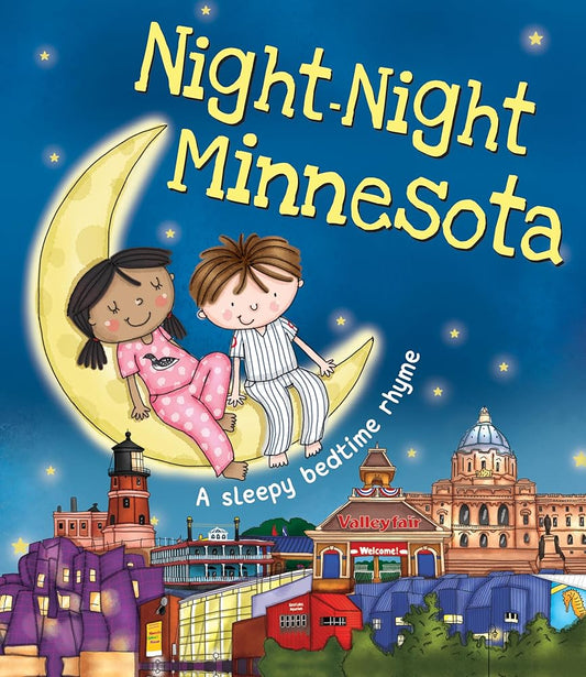 Night-Night Minnesota: A Sweet Goodnight Board Book for Kids and Toddlers cover image