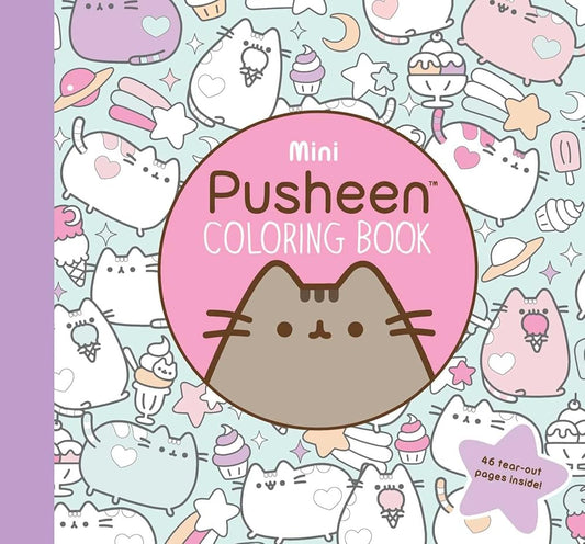 Mini Pusheen Coloring Book (A Pusheen Book) cover image