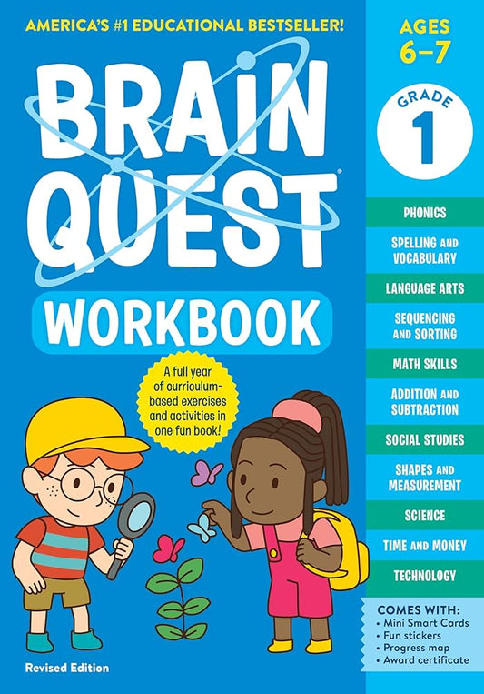 Brain Quest Workbook: 1st Grade Revised Edition cover image