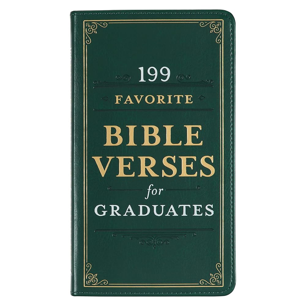199 Favorite Bible Verses for Graduates, Vegan Leather cover image