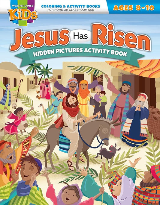Jesus Has Risen Hidden Pictures Activity Book cover image