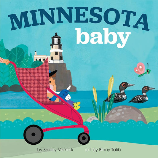 Minnesota Baby: A Giftable Board Book with Activities that Explores the North Star State (Local Baby Books) cover image