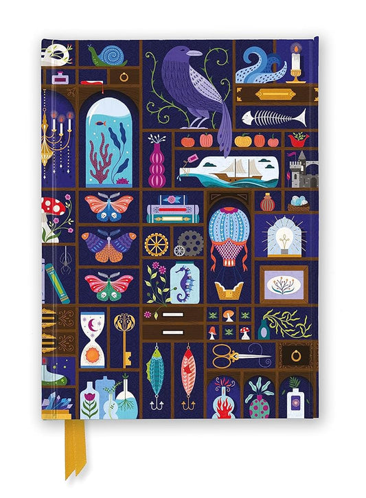 Jenny Zemanek: A Cabinet of Curiosities (Foiled Journal) (Flame Tree Notebooks) cover image