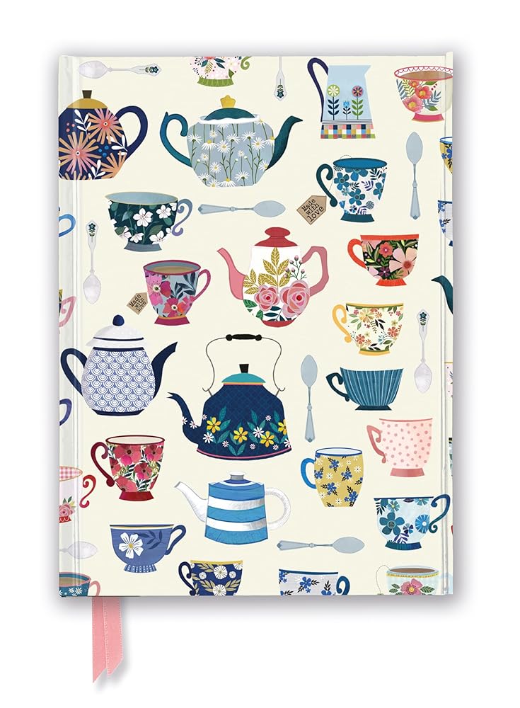 Georgia Breeze: Teapots (Foiled Journal) (Flame Tree Notebooks) cover image