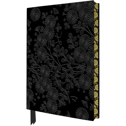 Uematsu Hobi: Box Decorated with Chrysanthemums Artisan Art Notebook (Flame Tree Journals) cover image
