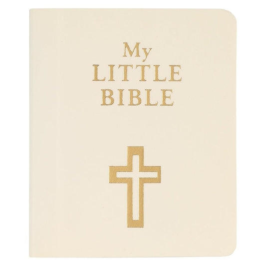 My Little Bible 2” Standard Edition - Selections of Key Verses From Every Book, Tiny Palm-size OT NT Scripture for Ministry Outreach, Classic 1769 KJV Text, 2" x 2.5”, White cover image