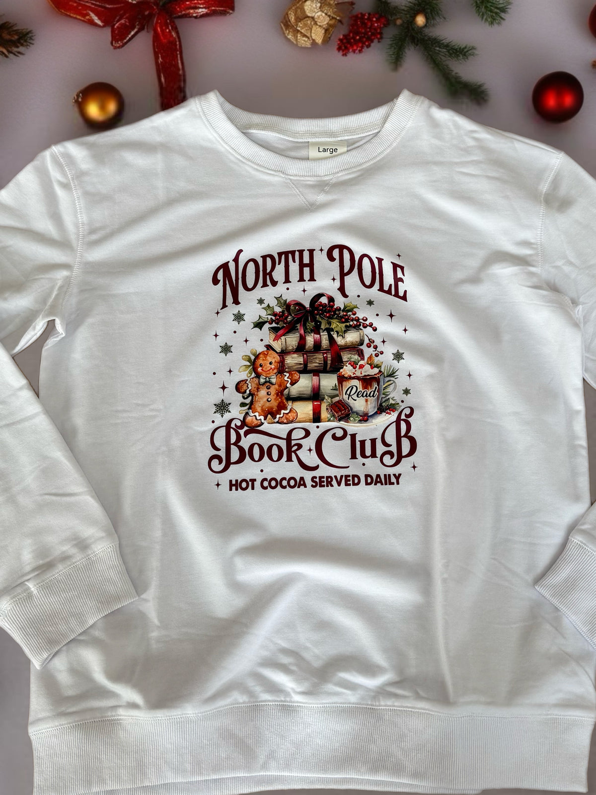 Holiday Book Sweatshirt