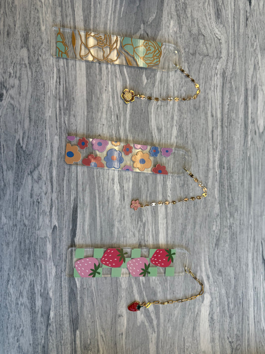 Acrylic Charm Bookmark